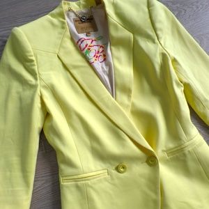 TED BAKER Women's Yellow Blazer
